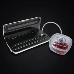Vacuum Sealer With Wine Stopper Black -Zoro Tools Shop Sound20Around20Inc PKVS18BKxx4xx5525b4