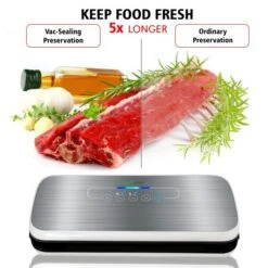 Vacuum Sealer With Wine Stopper Silver -Zoro Tools Shop Sound20Around20Inc PKVS18SL.PT02xx0fc16d