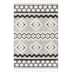 Nora NOA-2301 Area Rug , With Fringe