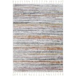 Polaris PRI-2301 Area Rug , With Fringe
