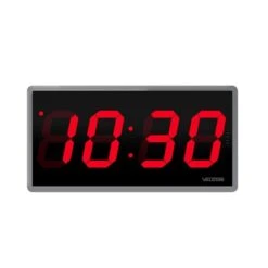 4.0Wireless Digital Clock, 110V W/Surface Mt. Housing