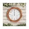 Nature Spring Copper Clock Thermometer Hygrometer