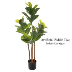50in Artificial Fiddle Leaf Fig Tree -Zoro Tools Shop TG20Midco20LLC20dba20Trademark20Global20LLC 572720owrxx4xx1d4187