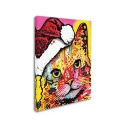 Dean Russo 'Tilt Cat Christmas Edition' Canvas Art, 18x24 -Zoro Tools Shop TG20Midco20LLC20dba20Trademark20Global20LLC ali18492xxv2