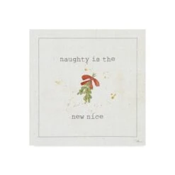Pela Studio 'Christmas CutiNaughty Is The New Nice' Canvas Art, 24x24