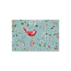 Daphne Brissonnet 'Holiday Wings I Blue' Canvas Art, 12x19