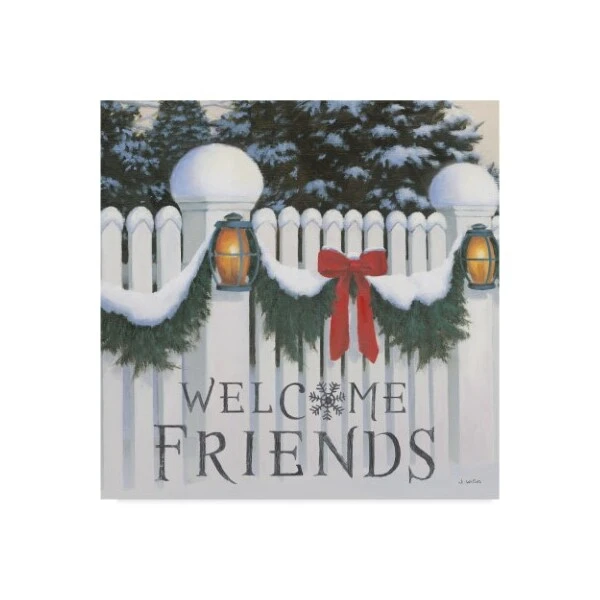James Wiens 'Christmas Affinity Viii' Canvas Art, 14x14 1 James Wiens 'Christmas Affinity Viii' Canvas Art, 14x14