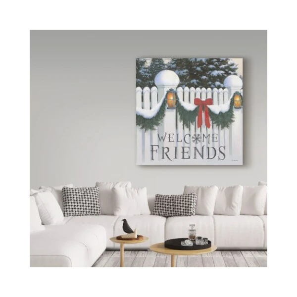 James Wiens 'Christmas Affinity Viii' Canvas Art, 14x14 5 James Wiens 'Christmas Affinity Viii' Canvas Art, 14x14 - Image 5