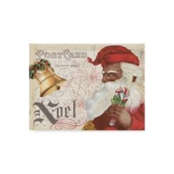 Pela Studio 'Antique Holiday Ii Santa' Canvas Art, 35x47
