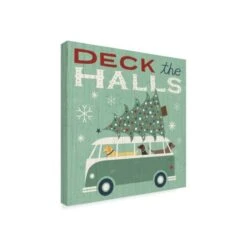 Michael Mullan 'Holiday On Wheels Iv' Canvas Art, 14x14 -Zoro Tools Shop TG20Midco20LLC20dba20Trademark20Global20LLC wap08506xxv2