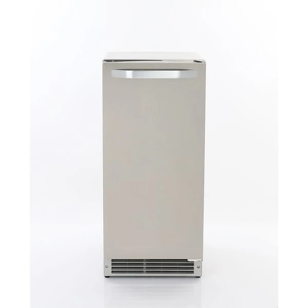 Shallow Depth Outdoor Built-In Undercounter Ice Maker, 15 In., 25 Lbs, Crescent Cubes, Stainless Steel 4 Shallow Depth Outdoor Built-In Undercounter Ice Maker, 15 In., 25 Lbs, Crescent Cubes, Stainless Steel - Image 4