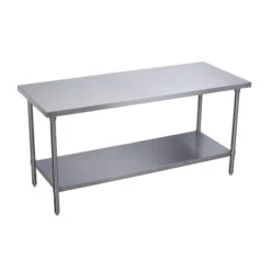 Economy Work Table Stainless Steel Under Shelf No Backsplash 60 L X 24 W X 36 H Over All
