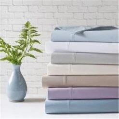 Twin Size Cotton Sheet Set, Purple