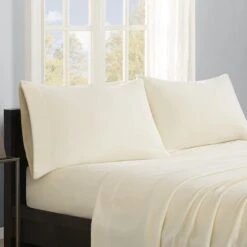 True North Micro Fleece Ivory Sheet Set - Twin XL