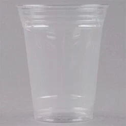 TP16D CPC 16 Oz Solo Ultra Squat PET Cup - Clear, 1000PK