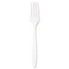 Guildware Heavyweight Plastic Forks- White, 1000PK