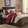 Serene Comforter Set, Red - King
