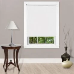 Achim TRL736WH06 73 X 72 In. Cords Free Tear Down Light Filtering Window Shade; White