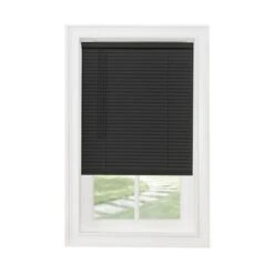 27 X 64 In. Cordless GII Morningstar 1 In. Mini Blind; Black