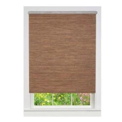 Achim CPS706CO01 Cords Free Privacy Jute Shade - 70 X 72 In. - Cocoa