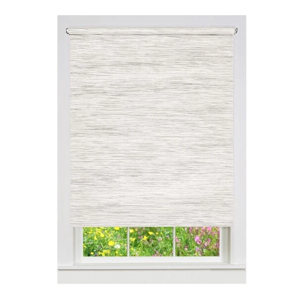 Achim 35 X 72 In. Cordless Privacy Jute Shade, Grey 1 Achim 35 X 72 In. Cordless Privacy Jute Shade, Grey