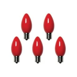 C9 Christmas Light BulbsRed1 In. 25 Lights