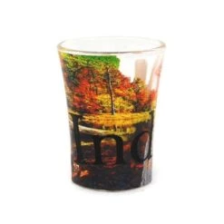 Americaware SGIND01 Indiana Full Color Etched Shot Glass