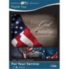 Warner Press 165842 For Your Service Assorted Thank You KJV Boxed Card - Box Of 12
