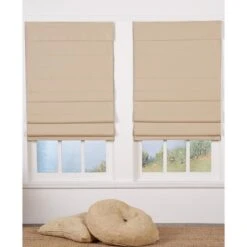 Safe Styles UBQ41X72KK Cordless Roman Shade; Khaki - 41 X 72 In.