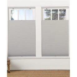Safe Styles UBF70X72LG Cordless Blackout Top Down Bottom Up Shade; Sterling Gray - 70 X 72 In.