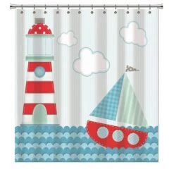72 X 72 In. Ahoy Shower Curtain