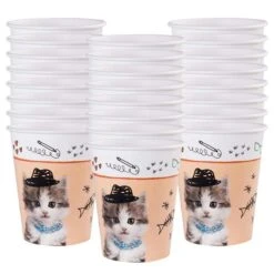 9 Oz Rachael Hale Cats Rule Cups - 24 Piece, 24PK