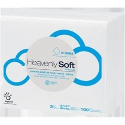 Sofidel 413663 15 X 17 In. Dinner Napkin Paper 1 By 8-Fold Virgin; White - Case Of 3000