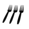 2523BK PEC Heavy Styrene Bulk Fork, Black - Pack Of 1000