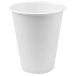 378W-2050 PE 8 Oz White Single Poly Paper Hot Cup, 1000PK