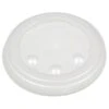 DFL122Z PEC Translucent 12-22 Oz Cold Cup Lid With Straw Slot, 2400PK