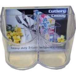 MPI13616 PEC Clear Sovereign Cutlery Caddy - Case Of 6