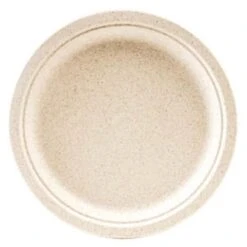 OV-P006 PEC 6 In. Bagasse Ovation Round Plate, Beige, 1000PK