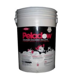 135535 PE Pail Peladow Ice Melt Calcium Chloride Pellets, 50 Lbs