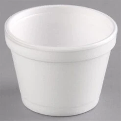 Dart 12SJ20 CPC 12 Oz Squat Food Container Foam - White; Case Of 500