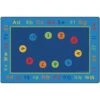 6 X 9 Ft. Rectangle Basic Concepts Literacy Rug