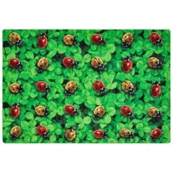 6 X 9 Ft. Rectangle Real Ladybug Seating Rug
