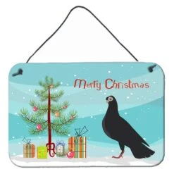 Budapest Highflyer Pigeon Christmas Wall Or Door Hanging Prints