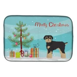 Schnoodle Christmas Tree Dish Drying Mat