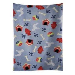 Bedlington Terrier Dog House Collection Kitchen Towel