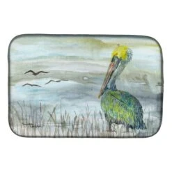 Pelican Watercolor Dish Drying Mat