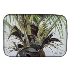 Top Palm Tree Dish Drying Mat