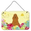 Easter Eggs Cocker Spaniel Red Wall Or Door Hanging Prints