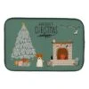 14 X 21 In. Jack Russell Terrier Christmas Everyone Dish Drying Mat