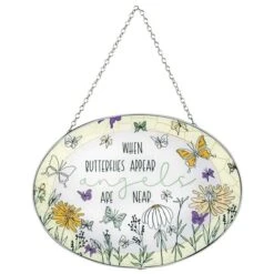 9 In When Butterflies Appear Suncatcher